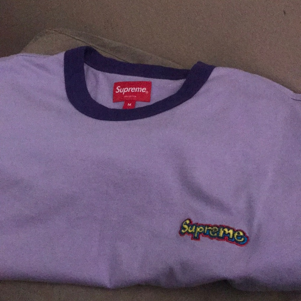 Supreme Ringer Tee (Purple)